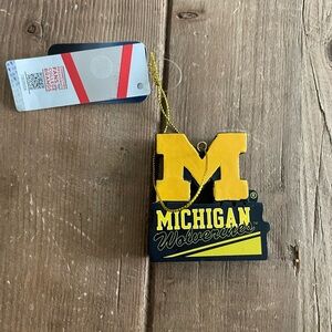 NWT: Michigan Wolverines Ornament